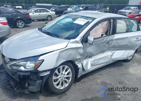 2017 Nissan Sentra Sv из США, поврежденный, VIN 3N1AB7AP4HY391158